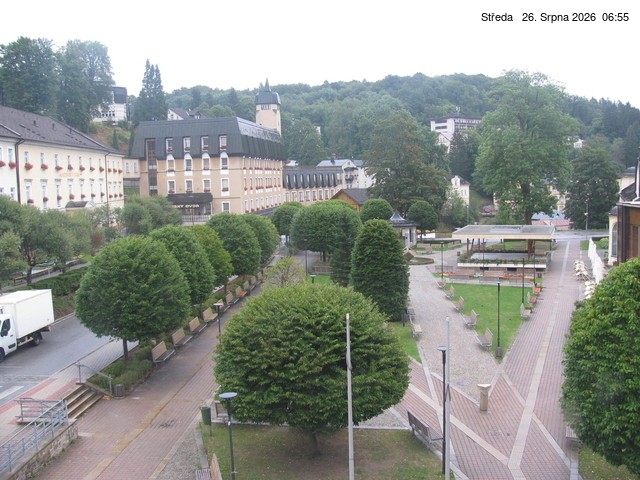 Archiv Foto Webcam Janske Lazne Dorfzentrum