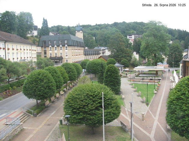 Archiv Foto Webcam Janske Lazne Dorfzentrum