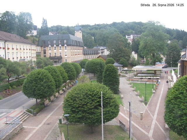 Archiv Foto Webcam Janske Lazne Dorfzentrum