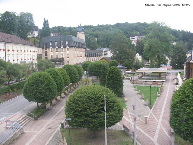 Archiv Foto Webcam Janske Lazne Dorfzentrum