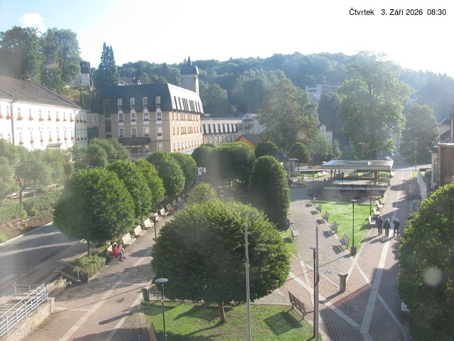 Archiv Foto Webcam Janske Lazne Dorfzentrum