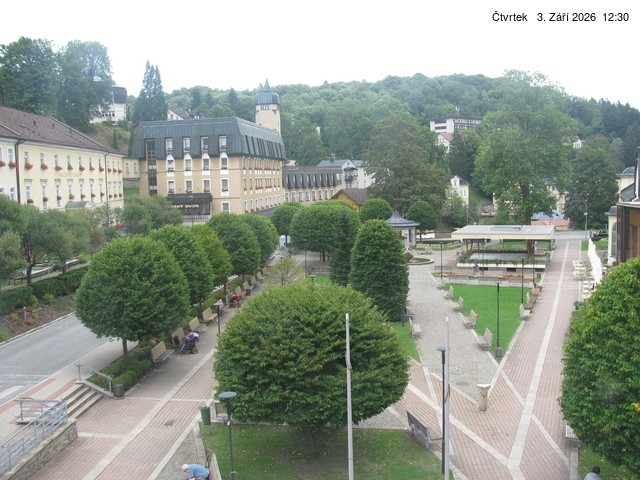Archiv Foto Webcam Janske Lazne Dorfzentrum