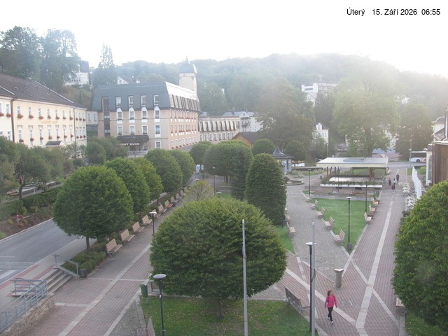Archived image Webcam Janske Lazne Village center