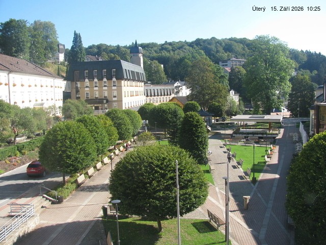 Archived image Webcam Janske Lazne Village center
