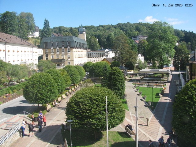 Archived image Webcam Janske Lazne Village center
