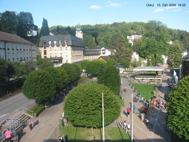 Archived image Webcam Janske Lazne Village center