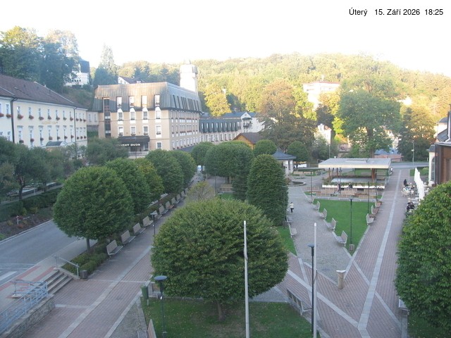 Archived image Webcam Janske Lazne Village center