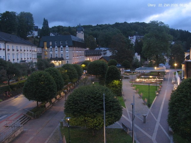 Archiv Foto Webcam Janske Lazne Dorfzentrum