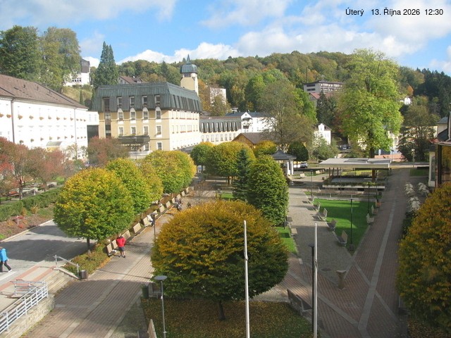 Archiv Foto Webcam Janske Lazne Dorfzentrum