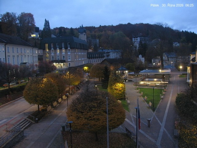 Archiv Foto Webcam Janske Lazne Dorfzentrum