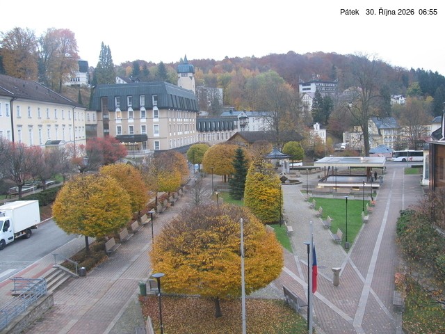 Archiv Foto Webcam Janske Lazne Dorfzentrum