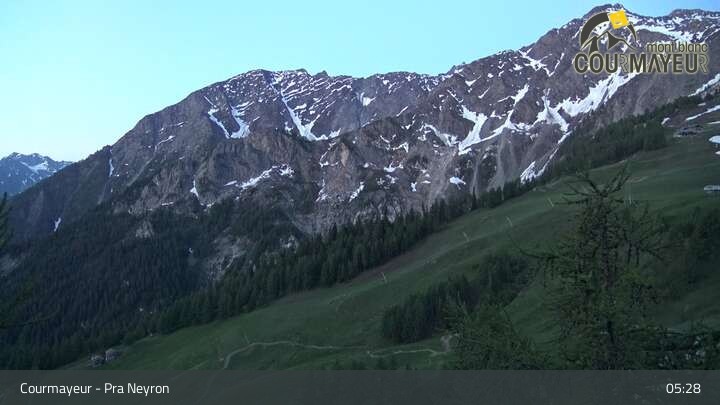 Archived image Webcam Courmayeur (Aosta Valley)