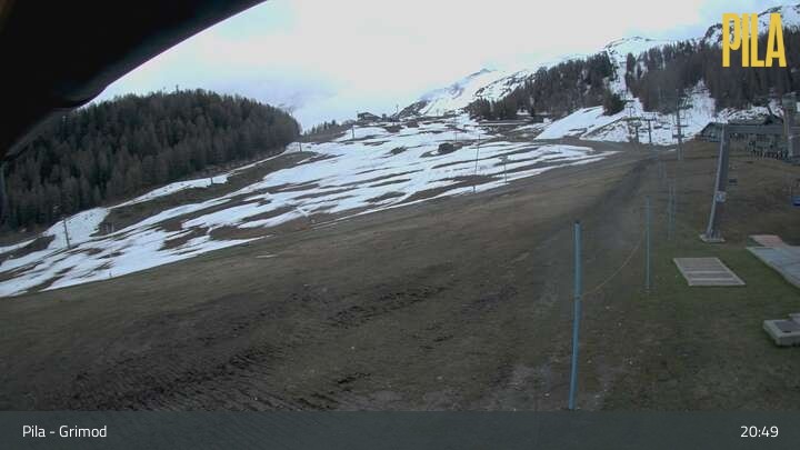 Archiv Foto Webcam Gressan - Pila - Grimond