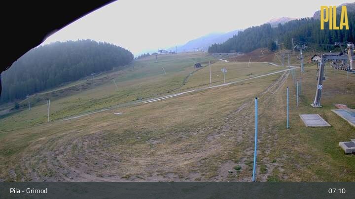 Archiv Foto Webcam Gressan - Pila - Grimond