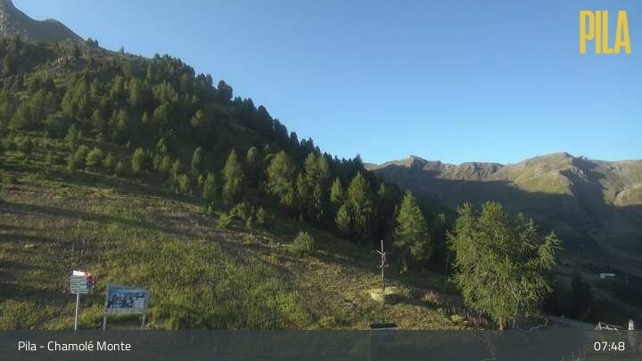Archived image Webcam Pila - Chamolé Mountain