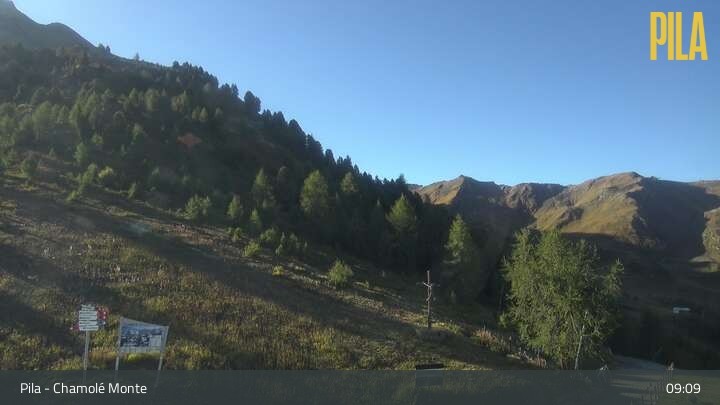 Archived image Webcam Pila - Chamolé Mountain
