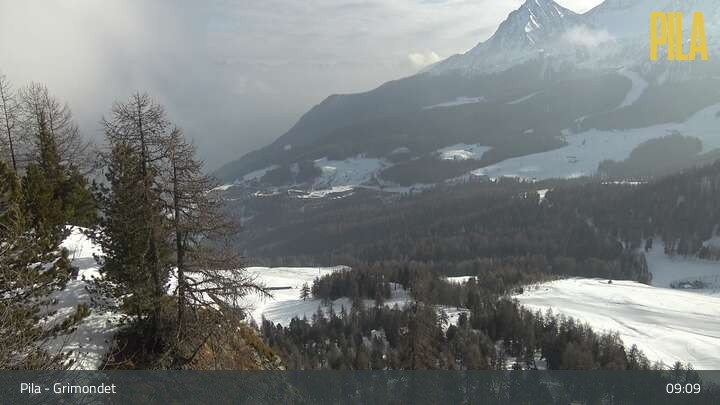 Archiv Foto Webcam Pila - Grimondet Berg