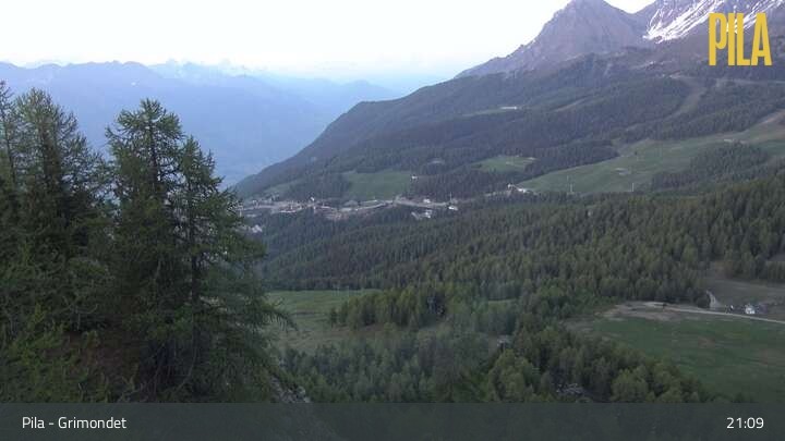 Archiv Foto Webcam Pila - Grimondet Berg