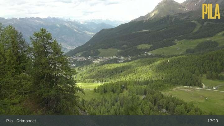 Archiv Foto Webcam Pila - Grimondet Berg