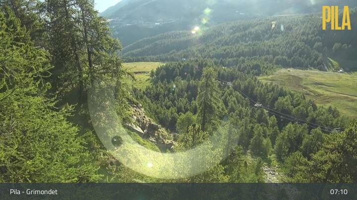 Archiv Foto Webcam Pila - Grimondet Berg