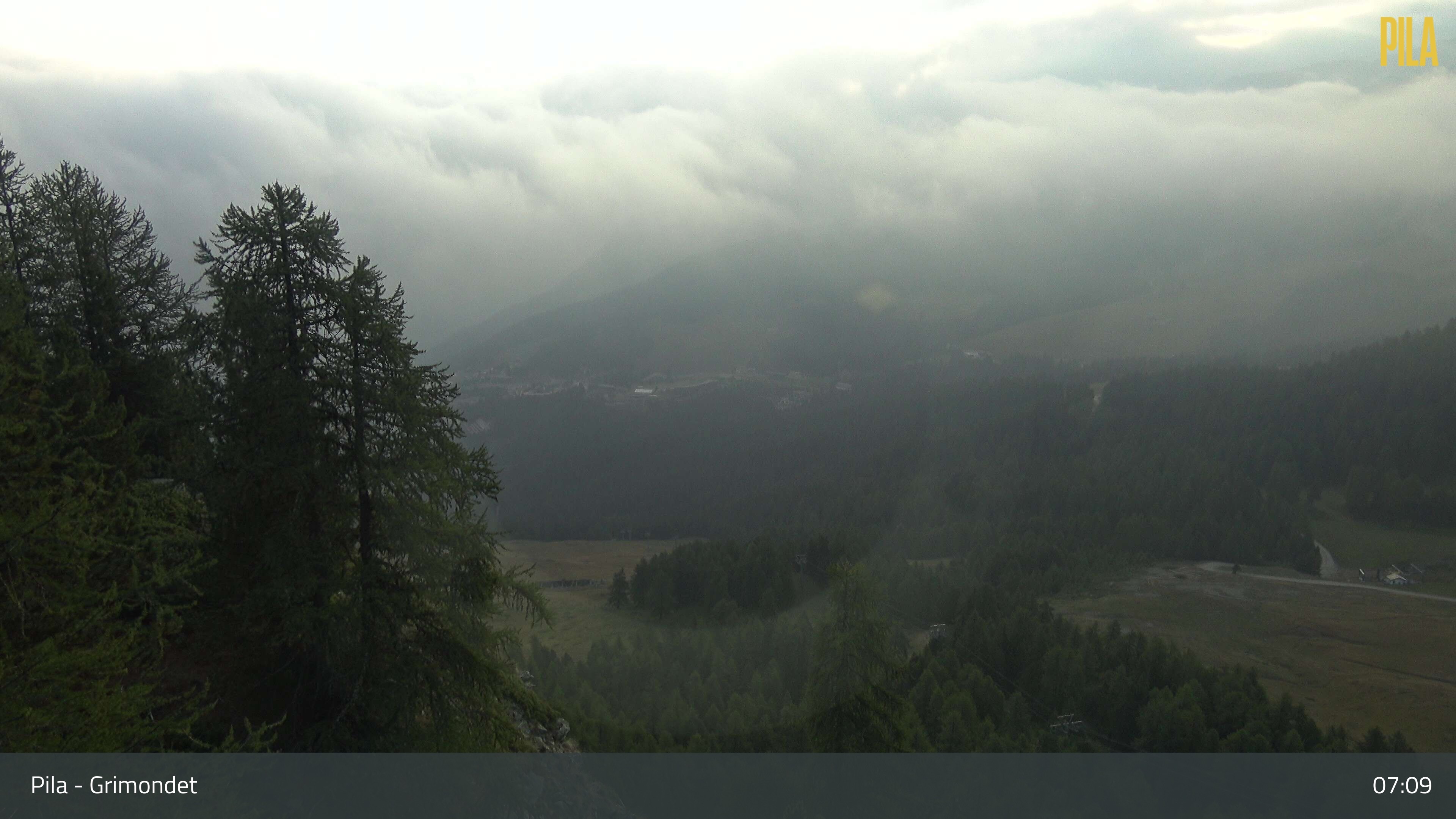 Archiv Foto Webcam Pila - Grimondet Berg