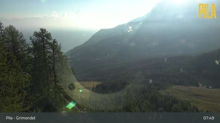 Archiv Foto Webcam Pila - Grimondet Berg
