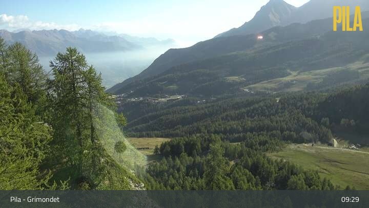 Archived image Webcam Pila - Top Station Grimondet