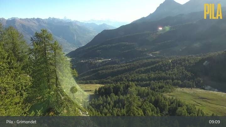 Archiv Foto Webcam Pila - Grimondet Berg