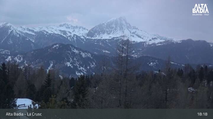 Archiv Foto Webcam Alta Badia: La Crusc