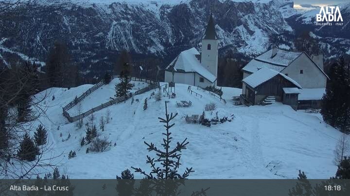 Archiv Foto Webcam Alta Badia: La Crusc