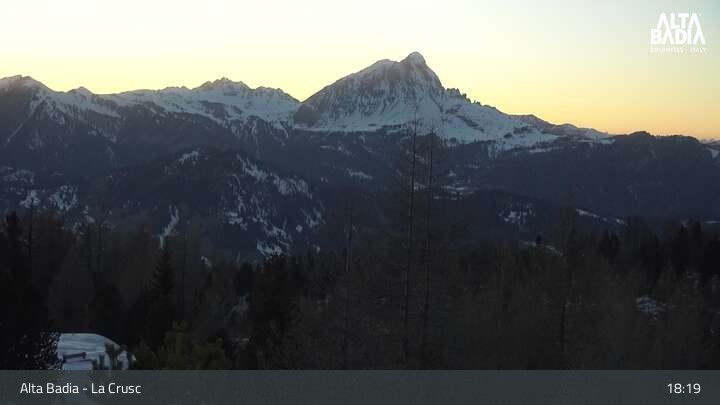 Archiv Foto Webcam Alta Badia: La Crusc