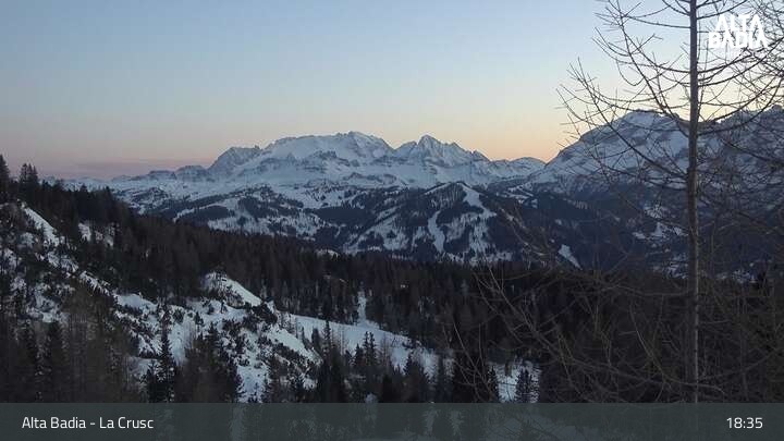 Archiv Foto Webcam Alta Badia: La Crusc