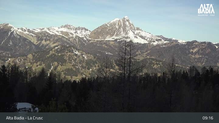 Archiv Foto Webcam Alta Badia: La Crusc