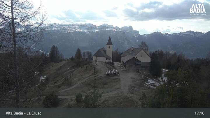 Archiv Foto Webcam Alta Badia: La Crusc