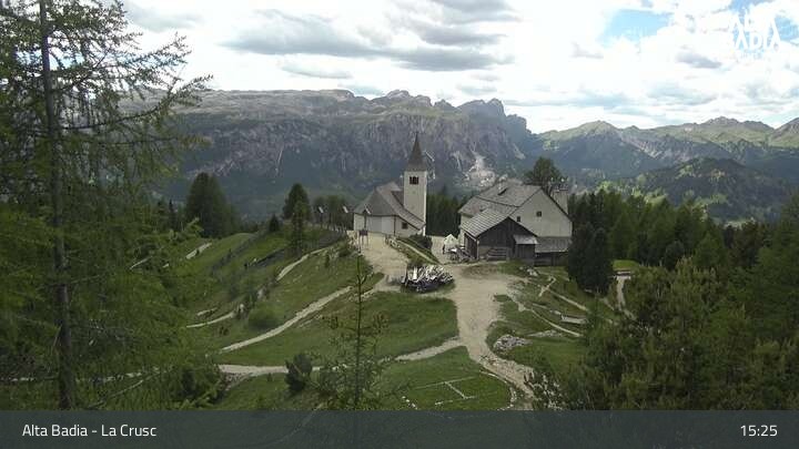 Archiv Foto Webcam Alta Badia: La Crusc