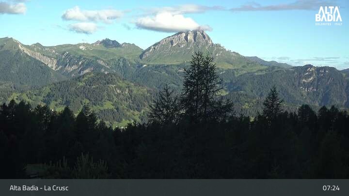 Archiv Foto Webcam Alta Badia: La Crusc