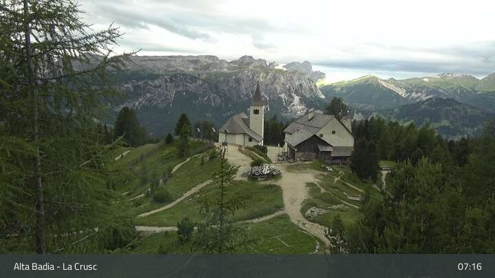 Archiv Foto Webcam Alta Badia: La Crusc