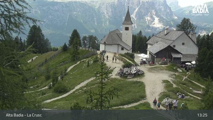 Archiv Foto Webcam Alta Badia: La Crusc