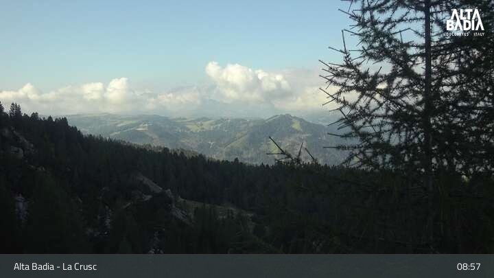 Archiv Foto Webcam Alta Badia: La Crusc