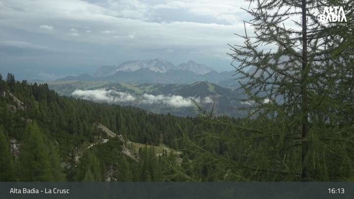 Archiv Foto Webcam Alta Badia: La Crusc