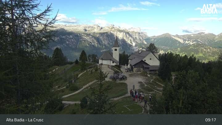 Archiv Foto Webcam Alta Badia: La Crusc