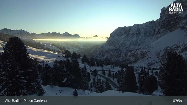 Archived image Webcam Alta Badia: Passo Gardena