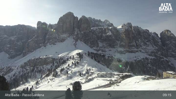 Archiv Foto Webcam Passo Gardena (Alta Badia)