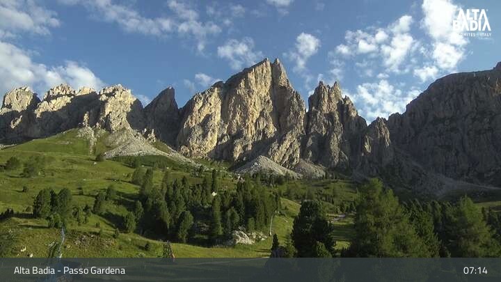 Archiv Foto Webcam Passo Gardena (Alta Badia)