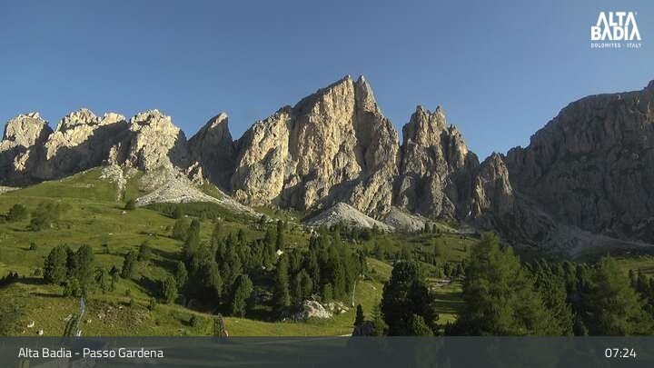 Archiv Foto Webcam Passo Gardena (Alta Badia)