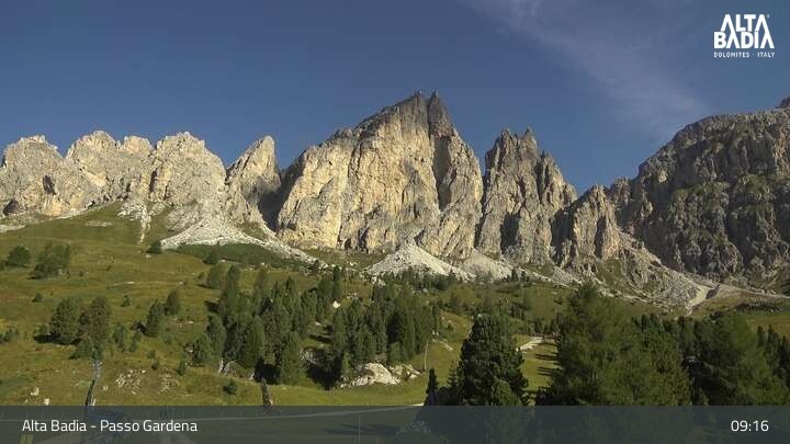 Archiv Foto Webcam Passo Gardena (Alta Badia)