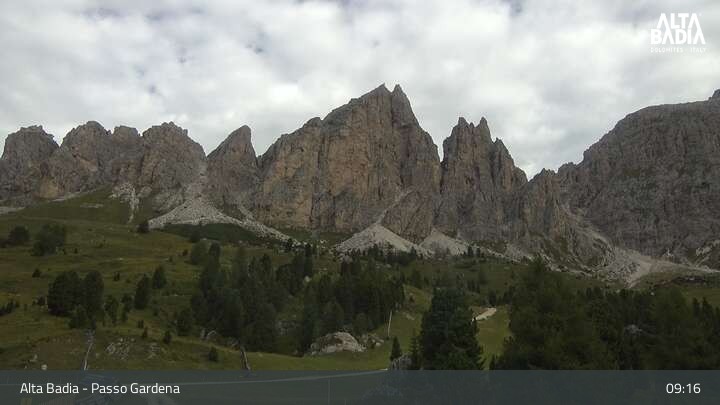 Archiv Foto Webcam Passo Gardena (Alta Badia)