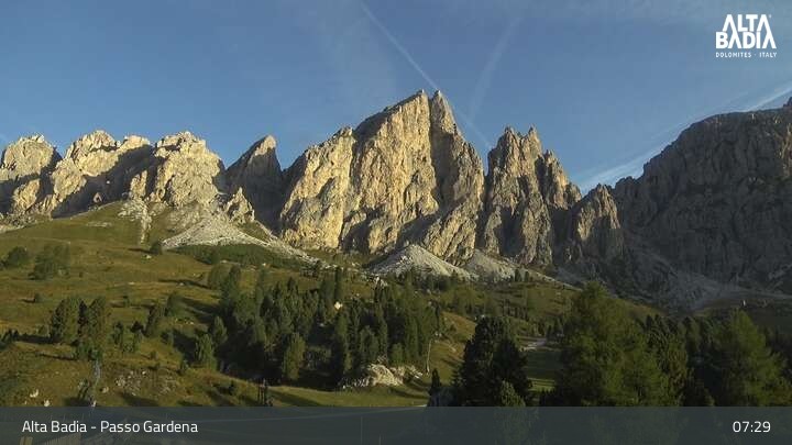 Archiv Foto Webcam Passo Gardena (Alta Badia)