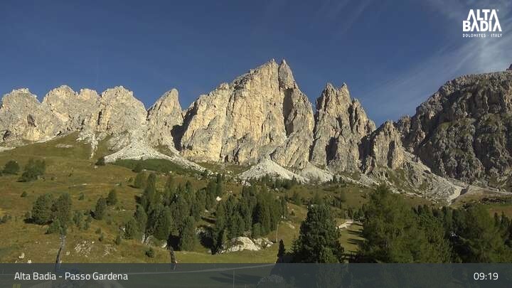 Archiv Foto Webcam Passo Gardena (Alta Badia)