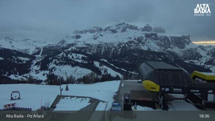 Archiv Foto Webcam Piz Arlara - Alta Badia